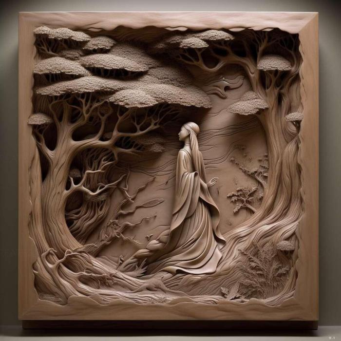 نموذج ثلاثي الأبعاد لآلة CNC 3D Art 